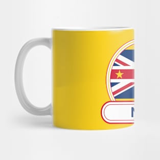 Niue Country Badge - Niue Flag Mug